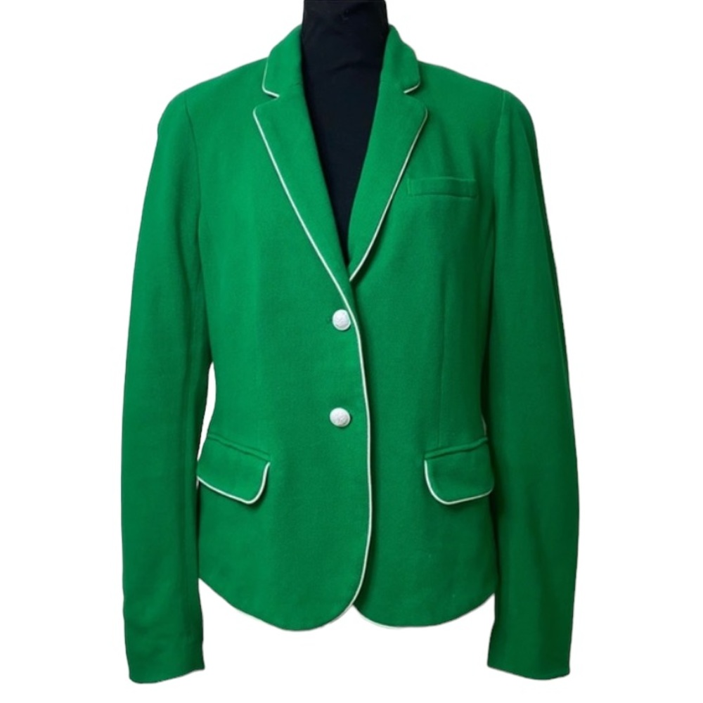 GAP Green Blazer with White Piping